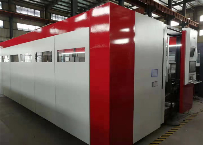 6000W High Power Industrial Laser Cutting Machine 0.03mm Position Accuracy