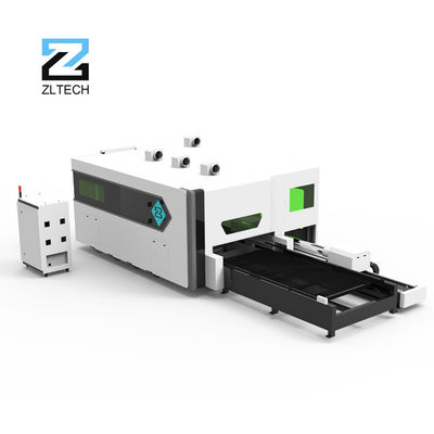 3000x1500mm Laser Cutting Machine Metal Tube 1000W 1500W 2000W With Exchange Table