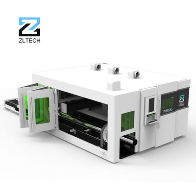 3000x1500mm Laser Cutting Machine Metal Tube 1000W 1500W 2000W With Exchange Table