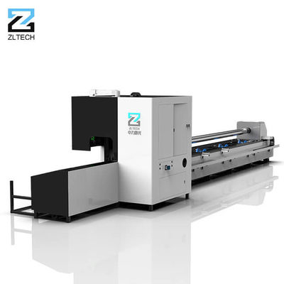 CNC Three Chucks Metal Pipe Laser Cutting Machine 9000mm