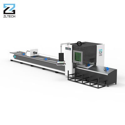 CNC Three Chucks Metal Pipe Laser Cutting Machine 9000mm