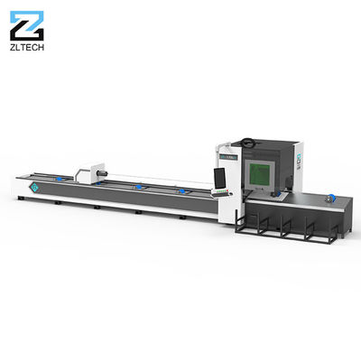CNC Three Chucks Metal Pipe Laser Cutting Machine 9000mm