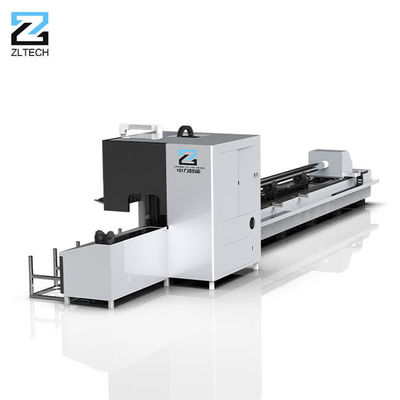 CNC Three Chucks Metal Pipe Laser Cutting Machine 9000mm