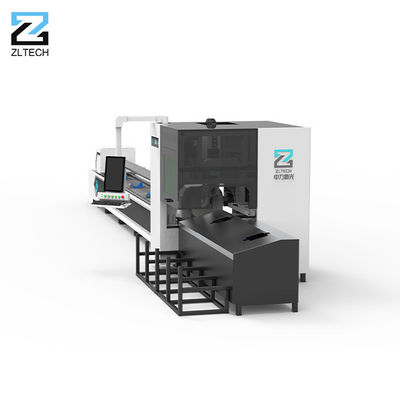 High Power Fiber Laser Tube Cutting Machine 3000mm 6000mm Multi Chuck Automatic Loading Unloading